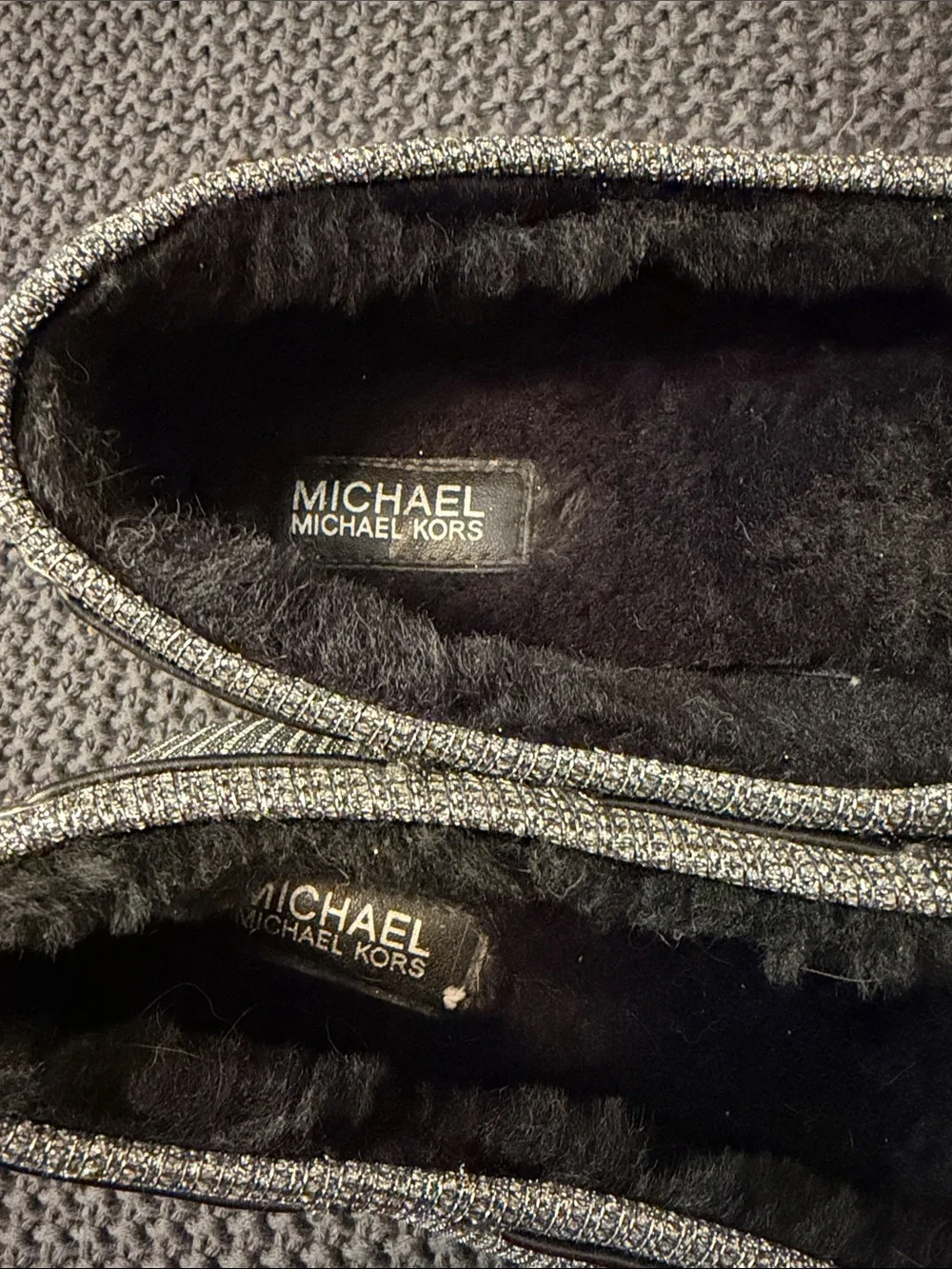 Michael Kors cozy metallic